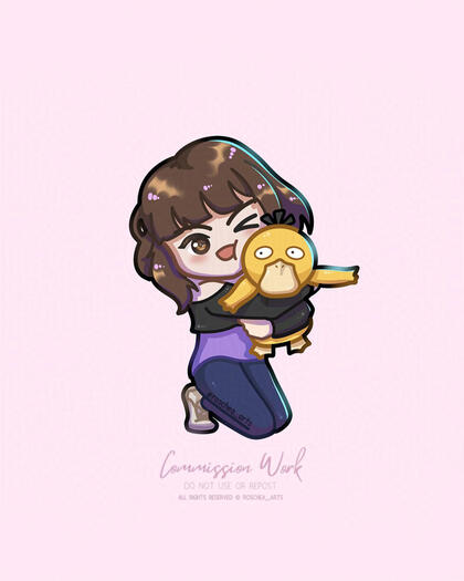 Hugging Psyduck