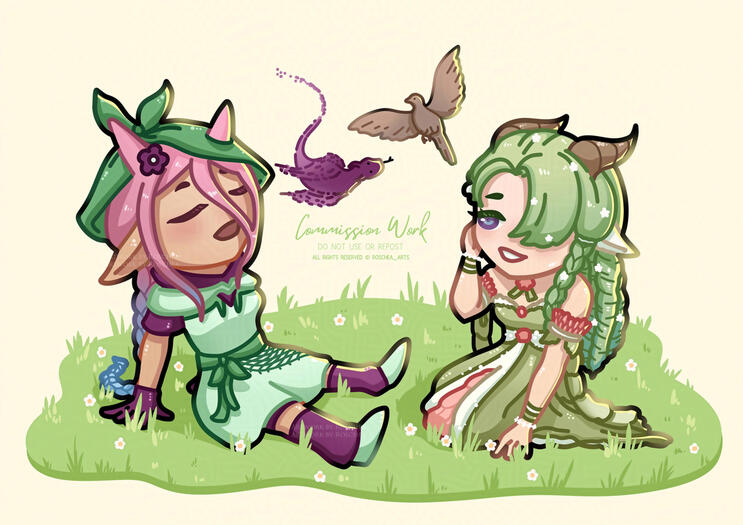 Willow and Amelie Willow and Amelie